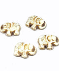 (TE7509) Synthetical Turquoise, Elephant, White  16x21mm (8 PCS) (TE7509) Synthetical Turquoise, Elephant, White  16x21mm (8 PCS)