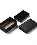 Texture Paper Box with Sponge Mat Inside, Rectangle, Black, 5x8.1cm Texture Paper Box with Sponge Mat Inside, Rectangle, Black, 5x8.1cm