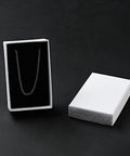 Texture Paper Necklace Gift Boxes, Rectangle, White 8X5X2.7cm Texture Paper Necklace Gift Boxes, Rectangle, White 8X5X2.7cm