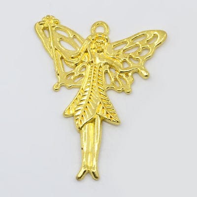 (TF3933) Fairy Angel Gold colour (3 PCS) Fairy Angel pendant