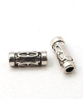 ANTIQUE SILVER Tibetan Silver Beads, Tube, Antique Silver/Bronze 13mm Tibetan Silver Beads, Tube, Antique Silver about 5mm in diameter, 13mm long, hole: 3mm