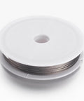 LIGHT GREY Tiger Tail Craft Wire, Nylon-coated Steel, Stainless Craft Wire, 0.45mm Tiger Tail Craft Wire, Nylon-coated Steel, Stainless Craft Wire, 0.45mm