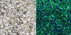 TOHO - Round 11/0 : Glow In The Dark-Silver-Lined Crystal/Glow Green TOHO - Round 11/0 : Glow In The Dark-Silver-Lined Crystal/Glow Green