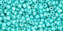 TOHO - Round 11/0 : Opaque-Rainbow Turquoise (25 GMS) TOHO - Round 11/0 : Opaque-Rainbow Turquoise (25 GMS)