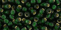 TOHO Round 6/0 : Silver-Lined Frosted Green Emerald (25 GMS) TOHO Round 6/0 : Silver-Lined Frosted Green Emerald (25 GMS)