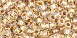 250 grams TOHO - Round 8/0 : Gold-Lined Rainbow Crystal TR-08-994 (250g) TOHO - Round 8/0 : Gold-Lined Rainbow Crystal TR-08-994 (250g)
