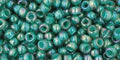 TOHO - Round 8/0 : Inside-Color Rainbow Lt Sapphire/Opaque Teal-Lined TOHO - Round 8/0 : Inside-Color Rainbow Lt Sapphire/Opaque Teal-Lined