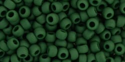 TOHO - Round 8/0 : Opaque-Frosted Pine Green, 47HF TOHO - Round 8/0 : Opaque-Frosted Pine Green, 47HF