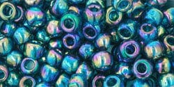 TR-06-167BD TOHO - Round 6/0 : Transparent-Rainbow Teal TR-06-167BD TOHO - Round 6/0 : Transparent-Rainbow Teal