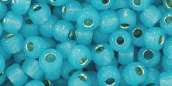 (TR-06-2117) TOHO - Round 6/0 : Silver-Lined Milky Aqua (25 GMS) (TR-06-2117) TOHO - Round 6/0 : Silver-Lined Milky Aqua (25 GMS)