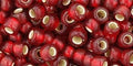 (TR-06-25CF) TOHO Round 6/0 : Silver-Lined Frosted Ruby (25 GMS) (TR-06-25CF) TOHO Round 6/0 : Silver-Lined Frosted Ruby (25 GMS)