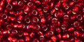 (TR-08-25C) TOHO - Round 8/0 : Silver-Lined Ruby (25 GMS) (TR-08-25C) TOHO - Round 8/0 : Silver-Lined Ruby (25 GMS)