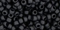 (TR-08-49F) TOHO - Round 8/0 : Opaque-Frosted Jet (25 GMS) (TR-08-49F) TOHO - Round 8/0 : Opaque-Frosted Jet (25 GMS)