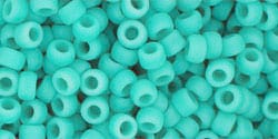 TR-08-55F TOHO - Round 8/0 : Opaque-Frosted Turquoise TR-08-55F TOHO - Round 8/0 : Opaque-Frosted Turquoise