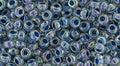 (TR-08-782) TOHO - Round 8/0 : Inside-Color Rainbow Crystal/Capri-Lined (25 GMS) (TR-08-782) TOHO - Round 8/0 : Inside-Color Rainbow Crystal/Capri-Lined (25 GMS)