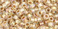 (TR-08-994) TOHO - Round 8/0 : Gold-Lined Rainbow Crystal (25 GMS) (TR-08-994) TOHO - Round 8/0 : Gold-Lined Rainbow Crystal (25 GMS)