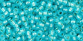 (TR-11-2117) TOHO Round 11/0 : Silver-Lined Milky Aqua (25 GRAMS) (TR-11-2117) TOHO Round 11/0 : Silver-Lined Milky Aqua (25 GRAMS)