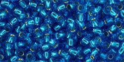 (TR-11-23C) TOHO - Round 11/0 : Silver-Lined Aquamarine (25 GMS) (TR-11-23C) TOHO - Round 11/0 : Silver-Lined Aquamarine (25 GMS)
