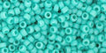 (TR-11-55F) TOHO - Round 11/0 : Opaque-Frosted Turquoise (25 GMS) (TR-11-55F) TOHO - Round 11/0 : Opaque-Frosted Turquoise (25 GMS)