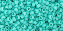 (TR-11-55F) TOHO - Round 11/0 : Opaque-Frosted Turquoise (25 GMS) (TR-11-55F) TOHO - Round 11/0 : Opaque-Frosted Turquoise (25 GMS)