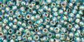 (TR-11-995)TOHO - Round 11/0 : Gold-Lined Rainbow Aqua (25 GMS) (TR-11-995)TOHO - Round 11/0 : Gold-Lined Rainbow Aqua (25 GMS)