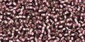 (TR-15-26B/A) Round 15/0  : Silver-Lined Med Amethyst (Tube 2.5") (TR-15-26B/A) Round 15/0  : Silver-Lined Med Amethyst (Tube 2.5")