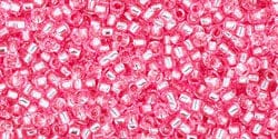 (TR-15-38) TOHO - Round 15/0 : Silver-Lined Pink (2.5" TUBE) (TR-15-38) TOHO - Round 15/0 : Silver-Lined Pink (2.5" TUBE)