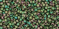 (TR-15-707) TOHO - Round 15/0 : Matte-Color Iris - Peridot (2.5" TUBE) (TR-15-707) TOHO - Round 15/0 : Matte-Color Iris - Peridot (2.5" TUBE)