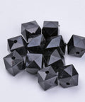 Transparent Acrylic Beads, Faceted, Cube, Black Size: about 10mm Transparent Acrylic Beads, Faceted, Cube, Black Size: about 10mm long, 10mm wide, 8mm thick, hole: 1.5mm;