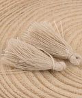 ANT. WHITE (T3489-43) (TT3489-X) Cotton Thread Tassel Pendant Decorations, 25~31mm (5 PCS) (TT3489-X) Cotton Thread Tassel Pendant Decorations, 25~31mm (5 PCS)
