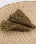 COFFEE (TT3489-48) (TT3489-X) Cotton Thread Tassel Pendant Decorations, 25~31mm (5 PCS) (TT3489-X) Cotton Thread Tassel Pendant Decorations, 25~31mm (5 PCS)