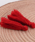 RED (TT3489-15) (TT3489-X) Cotton Thread Tassel Pendant Decorations, 25~31mm (5 PCS) (TT3489-X) Cotton Thread Tassel Pendant Decorations, 25~31mm (5 PCS)