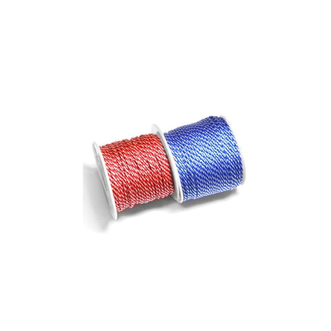 RED / WHITE (5 METERS) Two-Tone Cord for March, 1.5mm Two-Tone Cord for March, 1.5mm