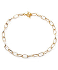 Unisex Aluminium Cable Chain/Paperclip Chain Necklaces,, Golden (40cm) long Unisex Aluminium Cable Chain/Paperclip Chain Necklaces,, Golden (40cm) long