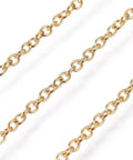 Vacuum Plating 304 Stainless Steel Cable Chains, Oval, Golden 2mm Vacuum Plating 304 Stainless Steel Cable Chains, Oval, Golden 2mm