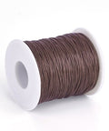 BROWN Waxed Cotton Macrame Cord, 1mm Waxed Cotton Macrame Cord, 1mm