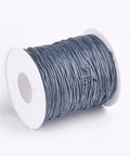 GREY (CW7909-319) Waxed Cotton Macrame Cord, 1mm Waxed Cotton Macrame Cord, 1mm