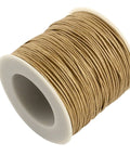 BURLYWOOD (CW7909-278) Waxed Cotton Macrame Cord, 1mm Waxed Cotton Macrame Cord, 1mm