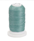 (CR6911-16) MED AQUA Waxed Polyester Cord, Flat, 1MM Waxed Polyester Cord, Flat, 1MM