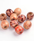 (WB1930) Wood Beads17mm (50 pcs) Wood beads