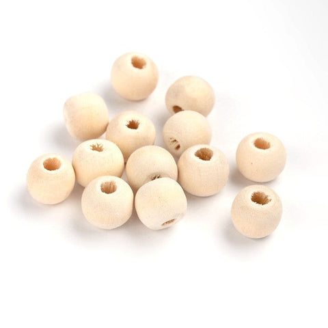 (WB4415) Wood Beads NavajoWhite 10mm (50 pieces) (WB4415) Wood Beads NavajoWhite 10mm (50 pieces)