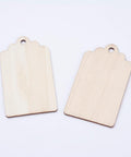 (WB5264) Wood Big Pendants, Rectangle, BlanchedAlmond 68MM (10 PCS) Wood Big Pendants, Rectangle, BlanchedAlmond Size: about 39mm wide, 68mm long, 2mm thick, hole: 4mm.
