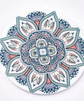 (WB5724) Printed Wooden Big Pendants, Dyed, Flat Round with Flower, Colorful  60mm Printed Wooden Big Pendants, Dyed, Flat Round with Flower, Colorful Size: about 60mm in diameter, 2.5mm thick, hole: 1.5mm