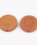 NATURAL (WB8445-04) (WB8445-X) Natural Pear Wood Beads, Dyed, Flat Round, 20x5mm (20 PCS) (WB8445-X) Natural Pear Wood Beads, Dyed, Flat Round, 20x5mm (20 PCS)