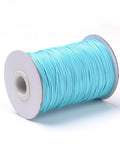 TURQUOISE (WC08-108) (WC08-X) Braided Korean Waxed Polyester Cords (80 MET) (WC08-X) Braided Korean Waxed Polyester Cords (80 MET)
