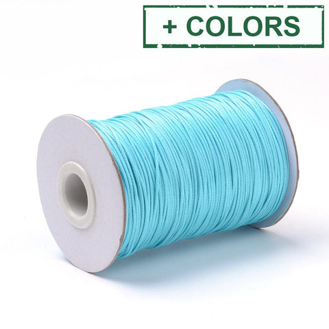 (WC08-X) Braided Korean Waxed Polyester Cords (80 MET) (WC08-X) Braided Korean Waxed Polyester Cords (80 MET)