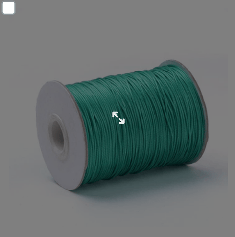 SPRING GREEN (WC08-129) (WC08-X) Braided Korean Waxed Polyester Cords (80 MET) (WC08-X) Braided Korean Waxed Polyester Cords (80 MET)