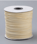 BEIGE (WC08-127) (WC08-X) Braided Korean Waxed Polyester Cords (80 MET) (WC08-X) Braided Korean Waxed Polyester Cords (80 MET)