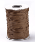 SADDLE BROWN (WC08-125) (WC08-X) Braided Korean Waxed Polyester Cords (80 MET) (WC08-X) Braided Korean Waxed Polyester Cords (80 MET)