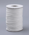 WHITE (WC08-122) (WC08-X) Braided Korean Waxed Polyester Cords (80 MET) (WC08-X) Braided Korean Waxed Polyester Cords (80 MET)